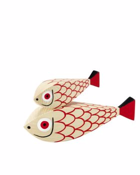 Wooden Doll - Mother Fish & Child
