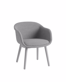 Fiber Conference Armchair - Wood base