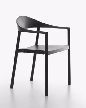 Monza Armchair - Freixo preto e branco