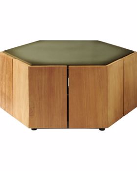 Hexagon Coffee Table - Verde Cinza